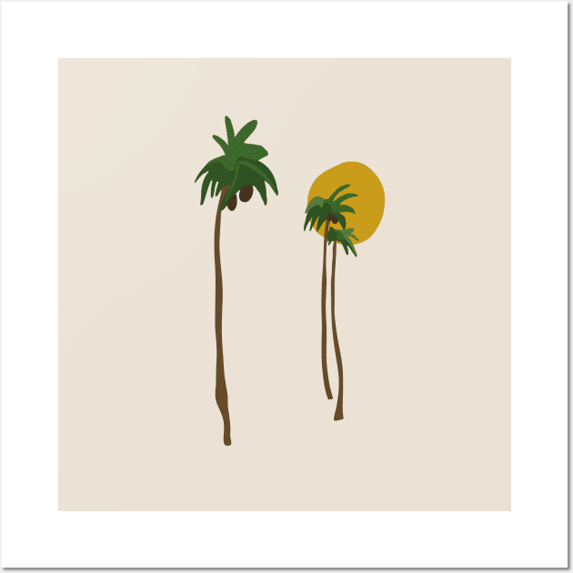 Palm Trees Wall Art by NJORDUR